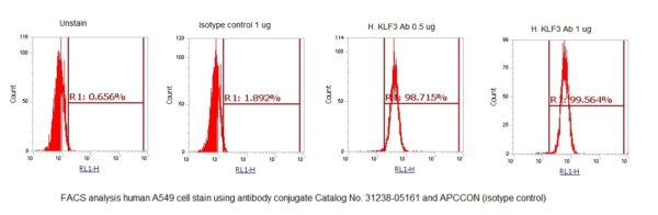 Human Krueppel-like Factor 3 (KLF3) AssayLite Antibody (APC Conjugate)