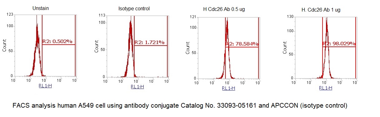 Human CDC26 / APC12 AssayLite Antibody (APC Conjugate) - Image 2