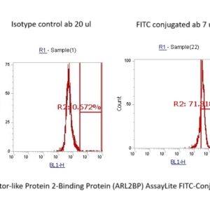 Human ADP-ribosylation Factor-like Protein 2-Binding Protein (ARL2BP) AssayLite FITC-Conjugated Antibody Flow Cytometry Kit